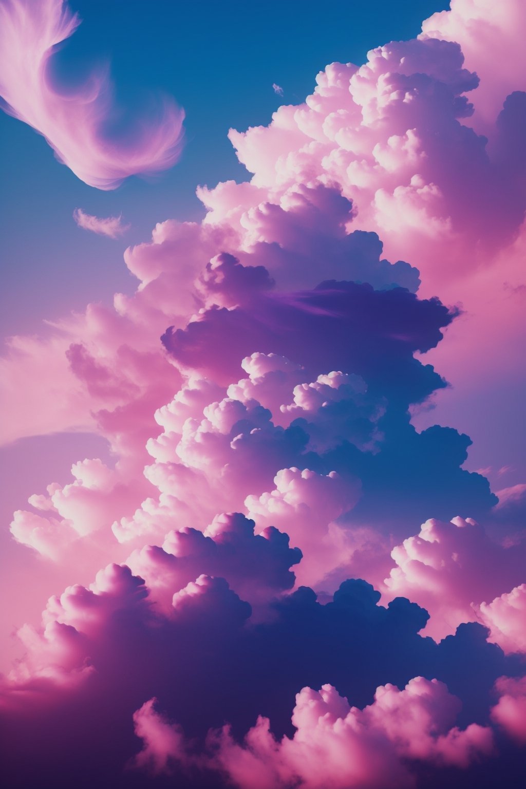 wallpaper, ((aesthetic)), purple,vapor_graphic, clouds