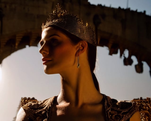  (masterpiece), (extremely intricate:1.3), (realistic), portrait of a girl, the most beautiful in the world, (medieval armor), metal reflections, upper body, outdoors, intense sunlight, far away castle, professional photograph of a stunning woman detailed, sharp focus, dramatic, award winning, cinematic lighting, octane render, unreal engine, volumetrics dtx