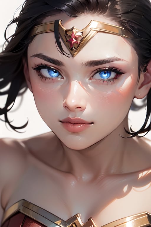 masterpiece, perfectly detailed, detailed face, detailed eyes, beautiful eyes, looking at viewer, bright pupils, AGGA_ST002, watching the viewer,,wonder woman, multipple view