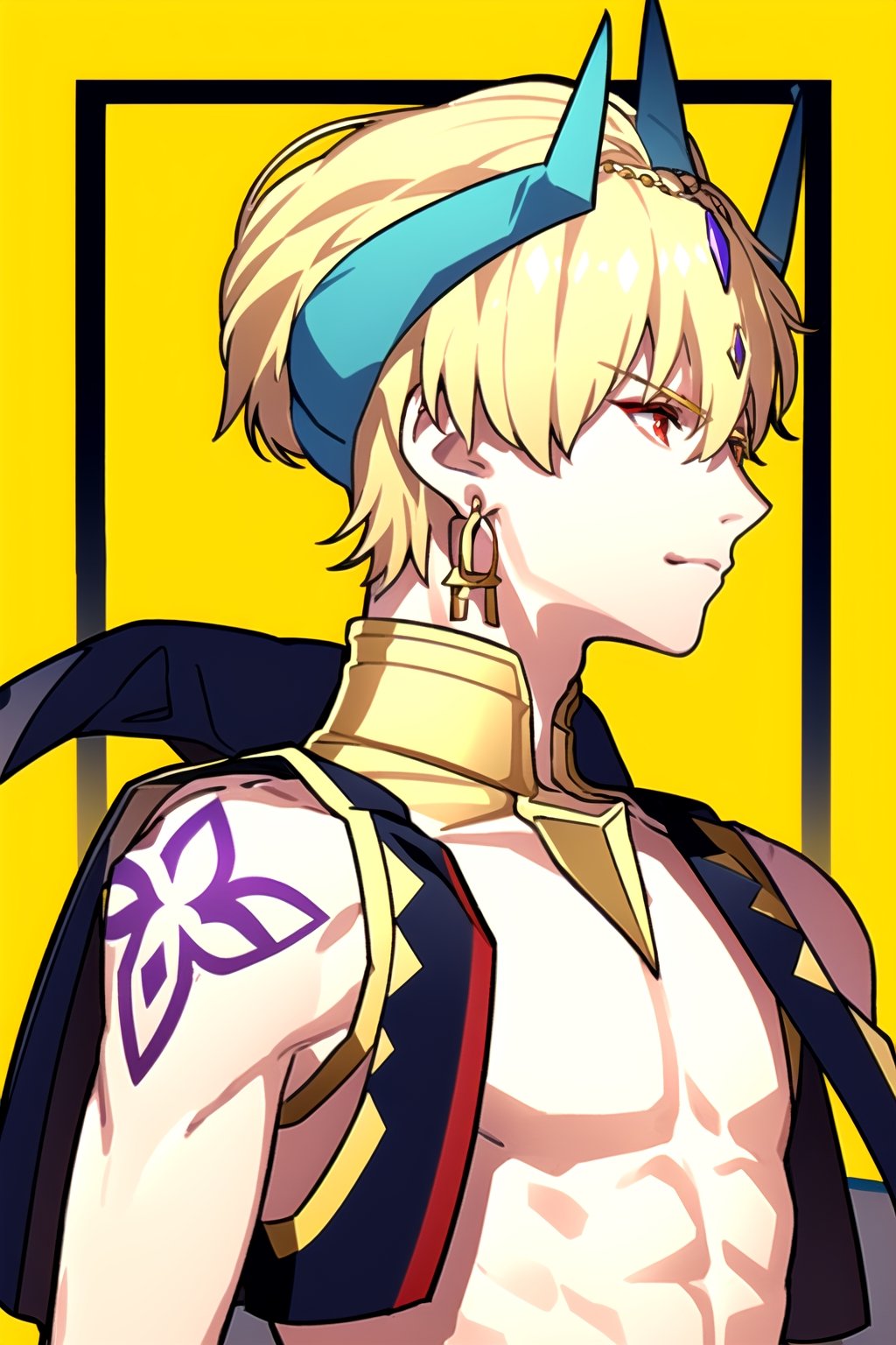 AGGA_ST015,   ,  Gilgamesh,  ? gilgamesh (caster) (fate) 642
? gilgamesh (fate) 6.0k
General
? 1boy 1.0M
? blonde hair 1.2M
? closed mouth 787k
? earrings 397k
? eyelashes 113k
? gorget 1.9k
? holding 922k
? jacket 629k
? jewelry 768k
? male focus 466k
? open clothes 351k
? open jacket 153k
? pectorals 62k
? profile 93k
? red eyes 1.0M
? short hair 1.8M
? sleeveless 314k
? sleeveless jacket 6.7k
? solo 4.0M
? upper body 539k
? yellow background 40k,  ,  ,  
, 