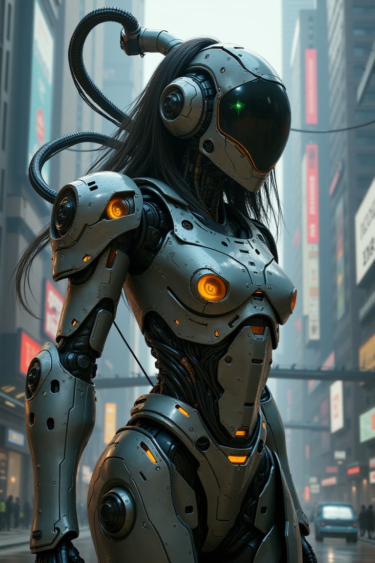 cyborg,cyberpunk,futuristic