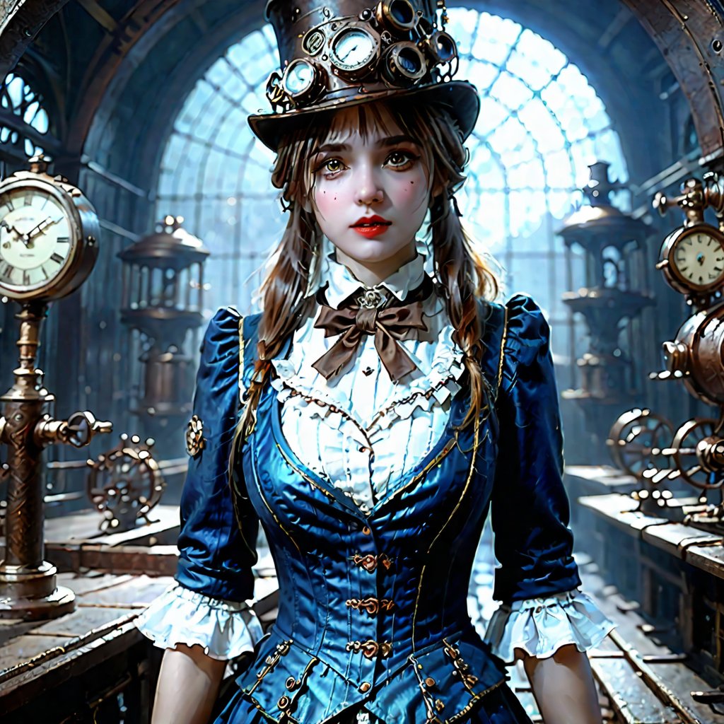 masterpiece,best quality,8k,cg,girl,HZ Steampunk,1girl,FilmGirl,zj,horror