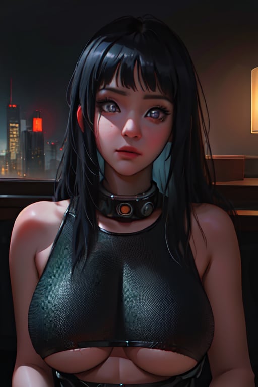 An athletic cybernetic woman with a neon-lit katana, donning futuristic armor, and surrounded by a cyberpunk cityscape.  HDR of 1.4, enhancing the colors and magical elements, facing_camera, beautiful face, closeup, big_boobs,Perfect anatomy, the golden ratio (masterpiece, top quality, extreme),c.c.,HDR of 1.4, intensifying the colors and textures ,ultrarealistic sweet girl,bringing a calming and surreal atmosphere.,  holographic, holographic texture, the style of wlop,big_boobs, ,hinata,nar_kurenai_yuhi