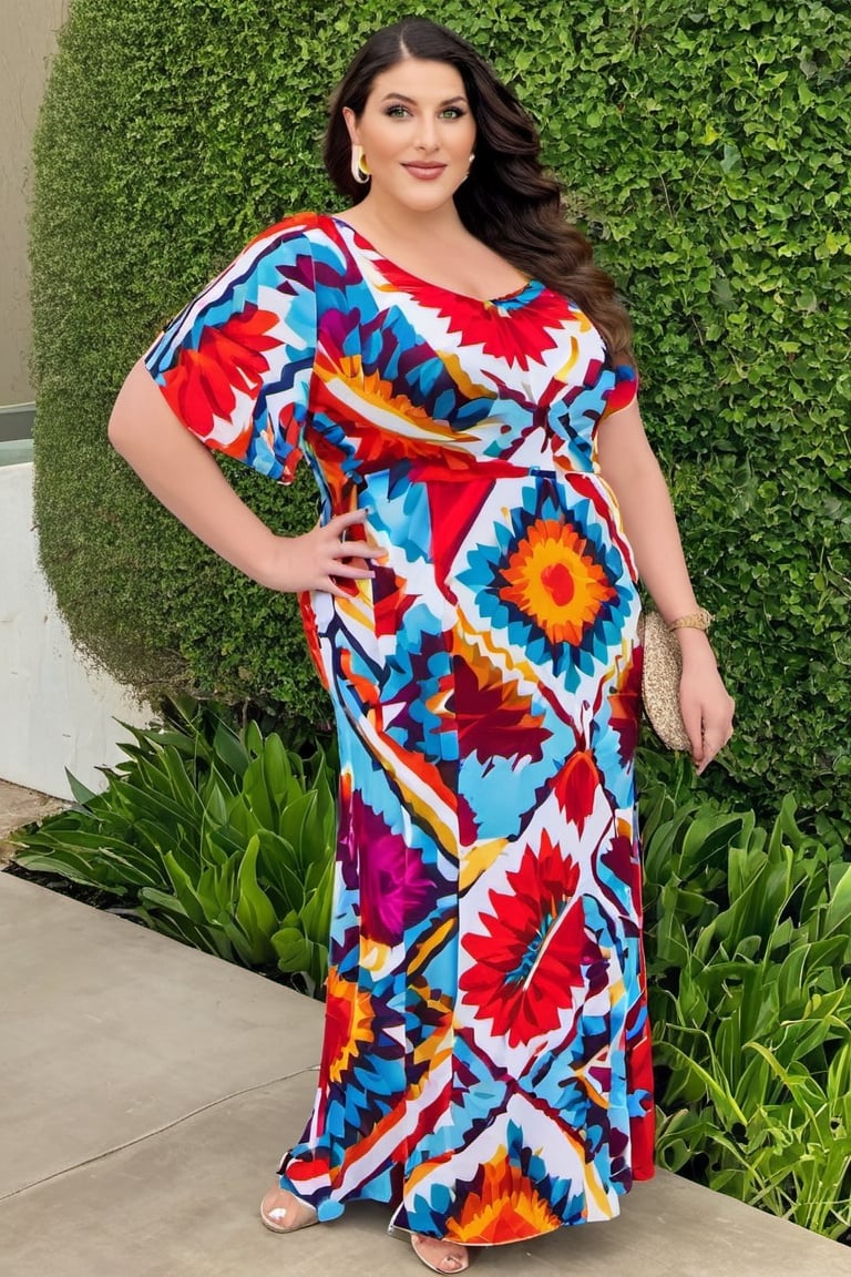 Visualize designs that celebrate all body types. Envision dresses with inclusive sizing and flattering cuts, embracing diversity and empowering women to feel confident and beautiful in their unique shapes.