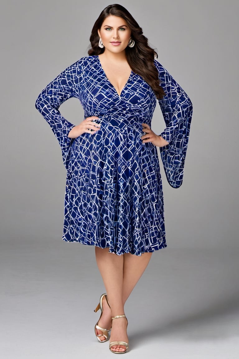 Visualize designs that celebrate all body types. Envision dresses with inclusive sizing and flattering cuts, embracing diversity and empowering women to feel confident and beautiful in their unique shapes.