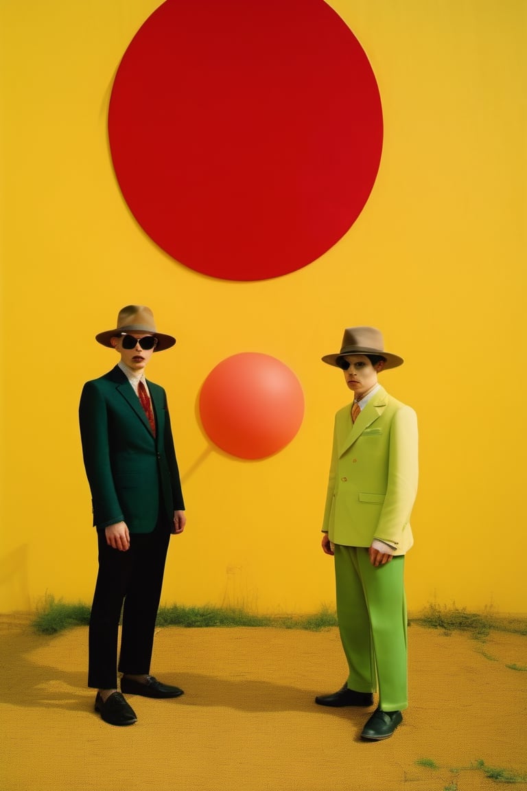 The duel, tension, filmic, Naturalistic portrait photography, Walter Van Beirendonck, Vũ Giáng Hương, Robert Williams, Amy Earles, Wolfgang Lettl using Agfa film, shot on Hassalblad