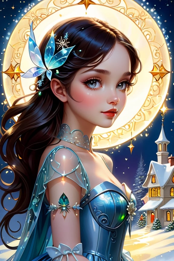 art by  Cheryl Griesbach and jasmine becket griffith,luis royo 

christmas town

an ultra hd detailed painting,
digital art,

, Jean-Baptiste Monge style, bright, beautiful  , splash,  

, Glittering , cute and adorable,  filigree,  , rim lighting, lights, extremely ,  magic, surreal, fantasy, digital art, , wlop, artgerm and james jean, , Broken Glass effect, no background, stunning, something that even doesn't exist, mythical being, energy, molecular, textures, iridescent and luminescent scales, breathtaking beauty, pure perfection, divine presence, unforgettable, impressive, breathtaking beauty, Volumetric light, auras, rays, vivid colors reflects