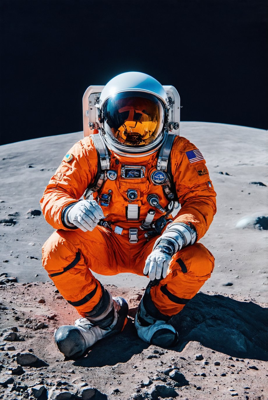 an astronaut in an orange space suit sitting on a rock, astronaut floating in space, an astronaut relaxing in space, astronaut in space, space backround, nasa space tourism, detailed astronaut, an astronaut floating in space, an astronaut in space, space art concept, futuristic astronaut, space art, astronaut on the moon, space graphics art in background, american astronaut(Magnificent sharpness highest level detailed quality:1.2 ), (extremely detailed 8K effects detailed :1.6 ) (extremely detailed_detail:1.5) (high pixel detail quality, sharp quality) 
(excellent sharp edges:1.5)
(Magnificent sharpness highest level detailed quality:1.3), (extremely detailed 8K effects detailed ) (extremely detailed_detail) 
(highest level detailed quality)!(excellent quality detailed:1.5)! 
(out of focus details:1)
 (masterpiece:1.3), (best quality:1.3), (ultra high resolution:0.9) (hd +:0.8 ) (high definition image :1.5)  (auto adjust detail_details:0.8) 