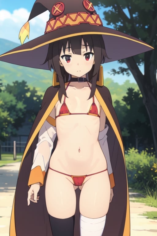 Megumin, micro bikini,