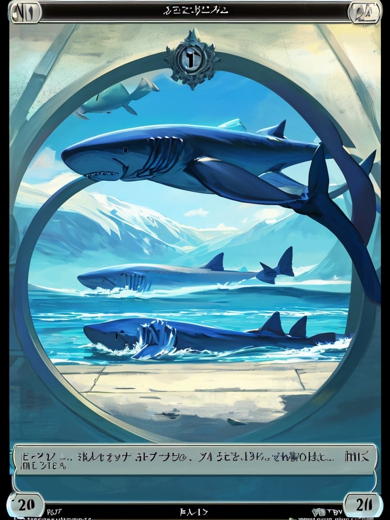 (no human):20,(mtg_token_frame):2,(white_frame):2,token,card_frame,trading_card,mtg,breakdomain 
BREAK
(mtg_token_frame):2,trading_card style,
BREAK
(no human):10,masterpiece,(shark)2,(typhoon):2,retreating into the depths,seeking safety,following instinct,silence of the deep sea