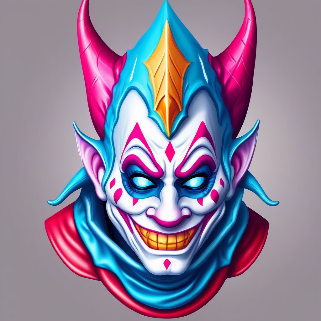 Frozen Jester Mask