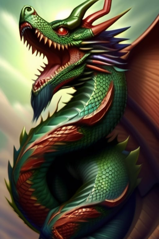 Tiamat, five heads dragon