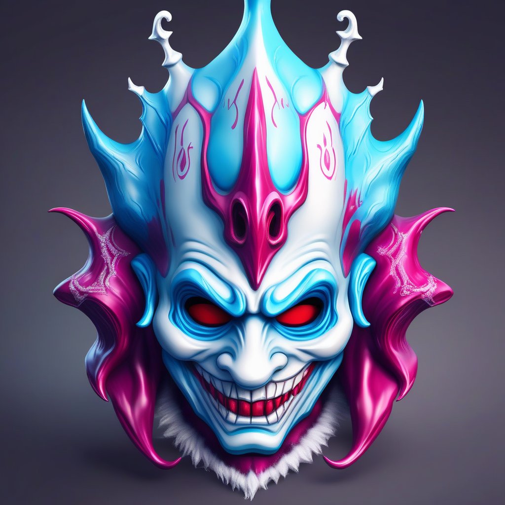 Frozen Jester Mask