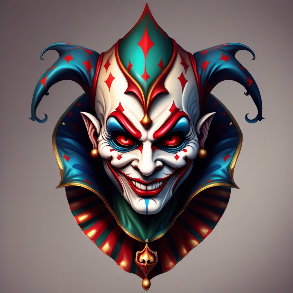 Gothic Jester Mask