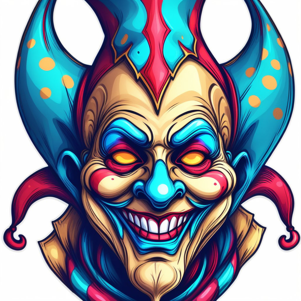 Sketch Jester Mask