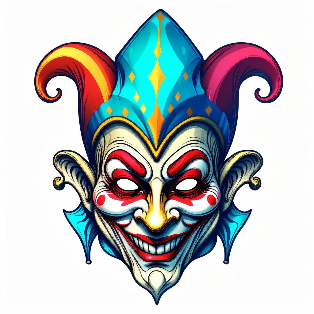 Sketch Jester Mask