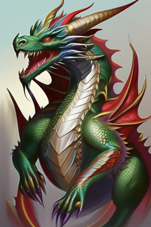 Tiamat, five heads dragon