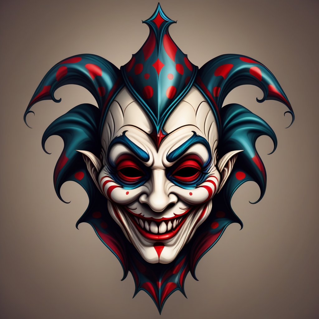 Gothic Jester Mask