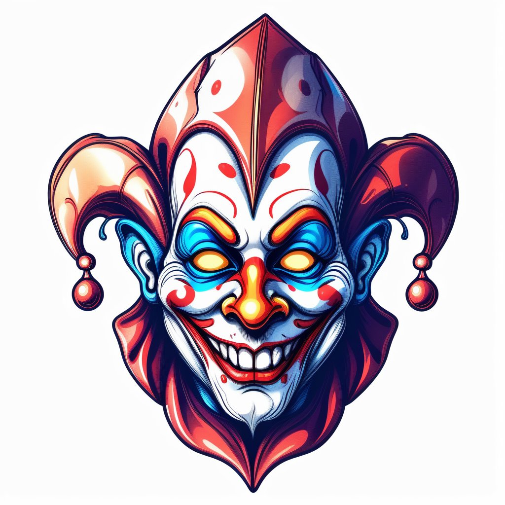 Sketch Jester Mask