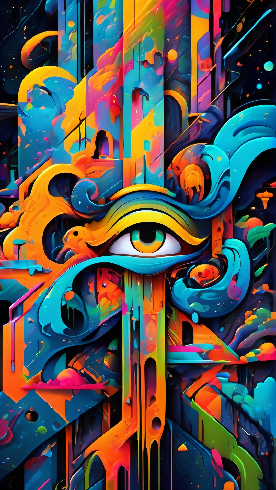 ultra sharp crispness, anime in renaissance style oil spash graffitti, method art style, complacent contradictory colors, website abstract, by excelarious, , weird surrealism, night resolution, super uhd drawing, several cacto lumniosence, weird theme, paralleled unparallalism, altrusitic, high render