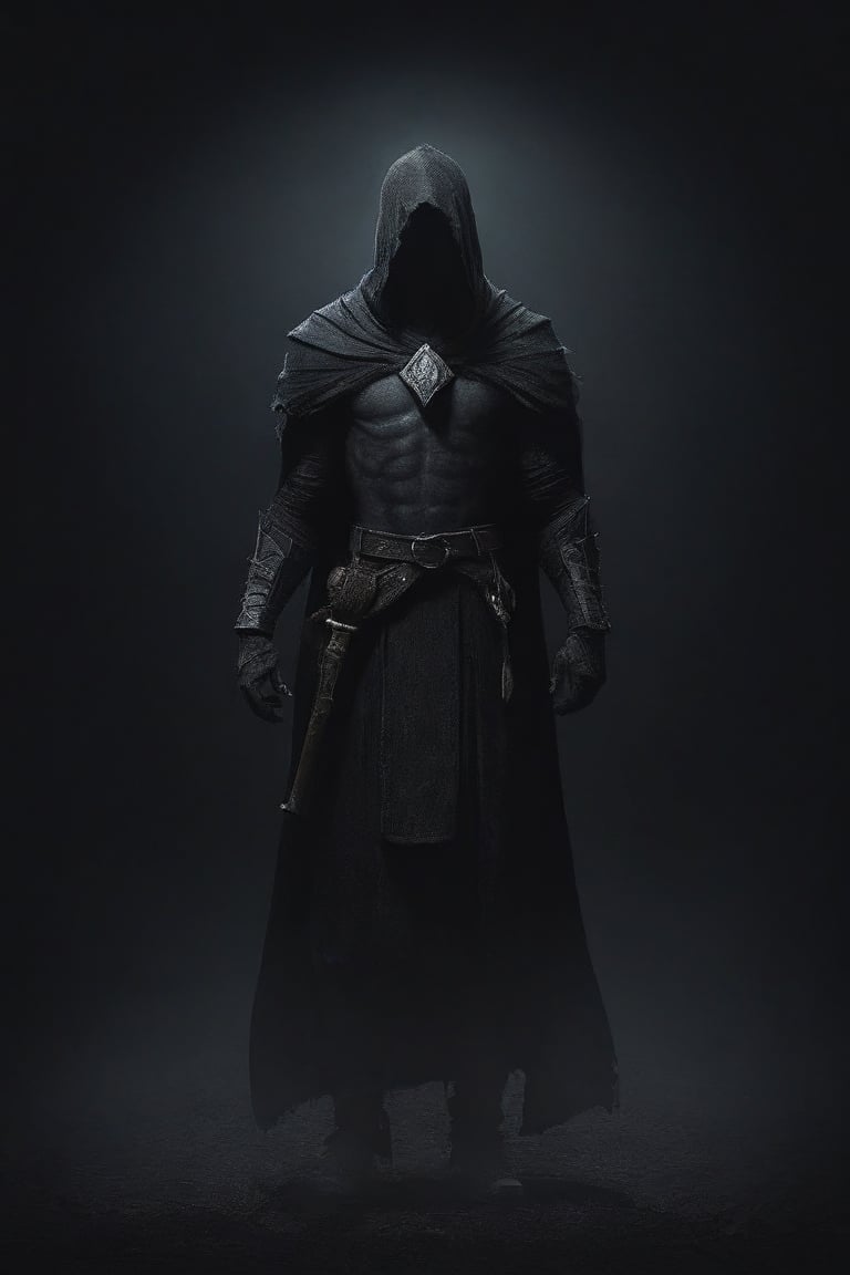 Champion of Shadow
dark art style illustration, black theme