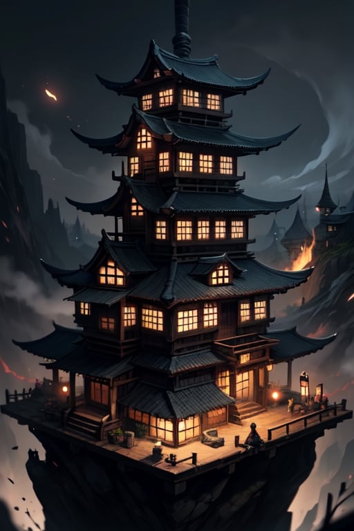 A Dark Ninja Village