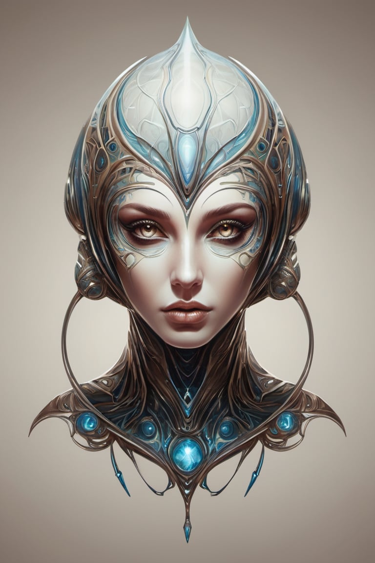 A spellbinding creature from the depths of space, the mesmeric post-modern martian is depicted in this concept art line drawing. by alex1shved The image showcases an otherworldly being, with exquisitely intricate patterns on its elongated body and shimmering metallic shades that catch the light. The martian's multi-faceted eyes seem to emit a magnetic glow, mesmerizing anyone who gazes upon them. This captivating image, presented in the form of a digital painting, perfectly captures the enigmatic essence of this extraterrestrial being, leaving viewers in awe of its beauty and mystery. by alex1shved,monster