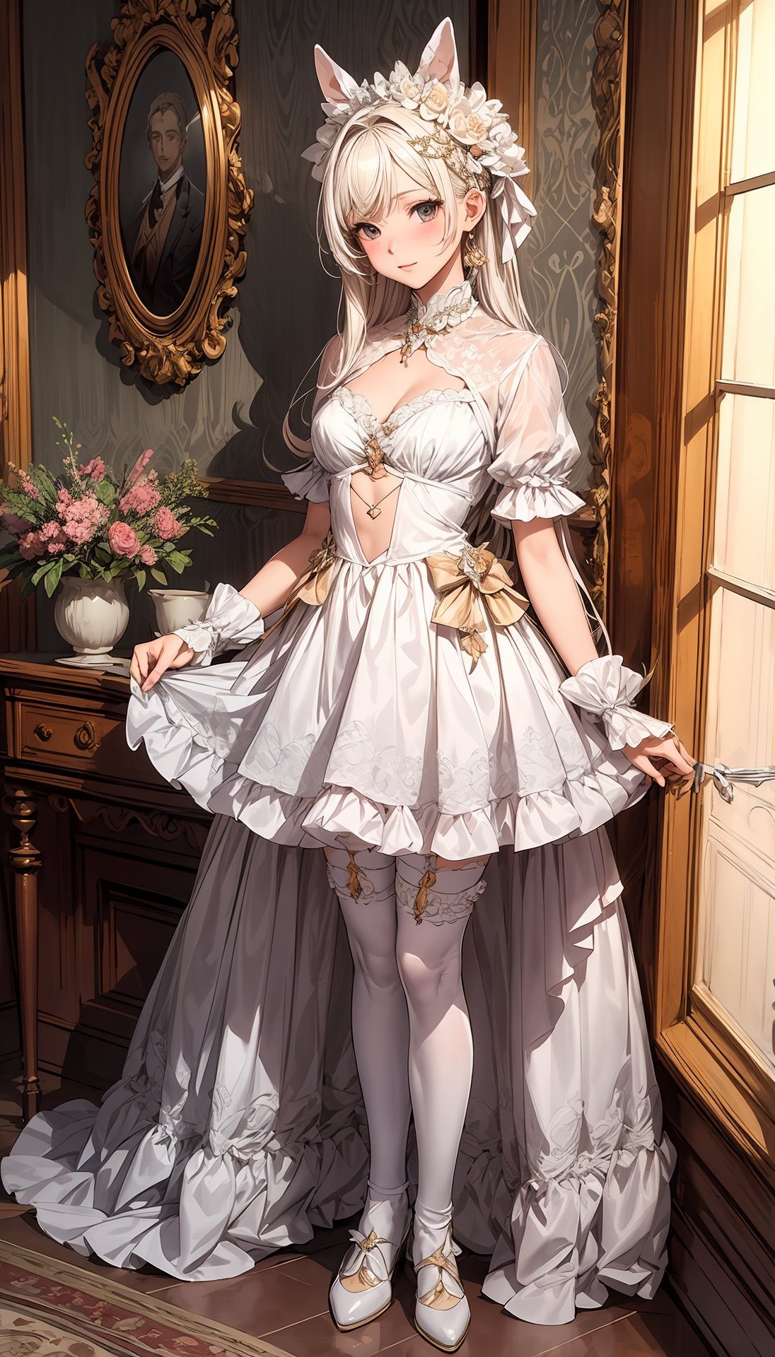 (best quality, masterpiece:1.2),ultra detailed,solo,cute gilr,costume_play