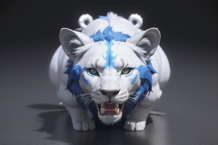 Detroit lions 3d logo cool background realistic lion incorporate logo detail blue Detroit lions football