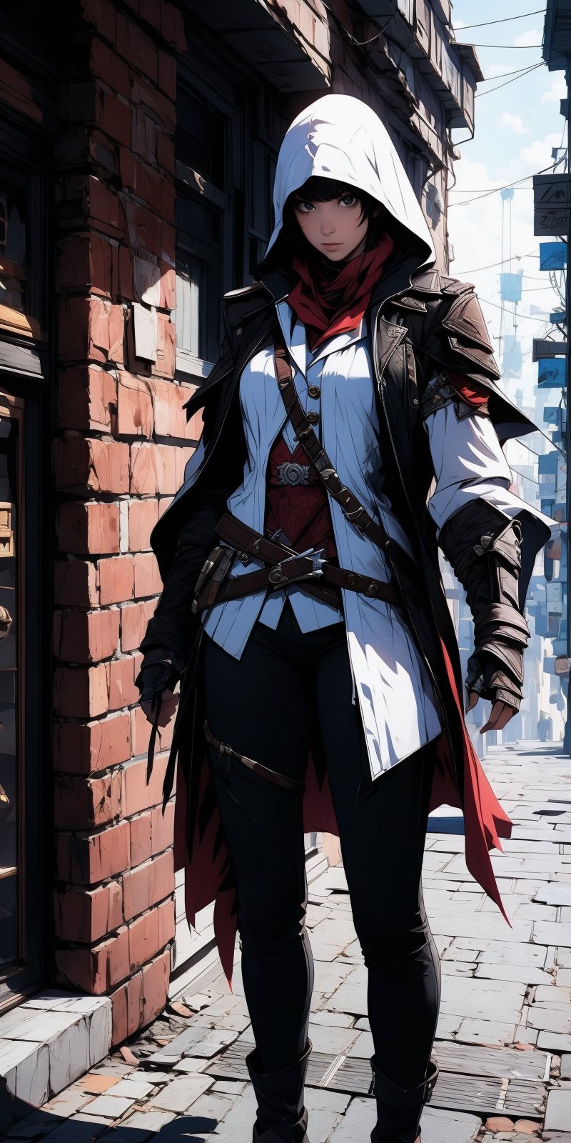 Assassins creed, full_body, female Assassins,  