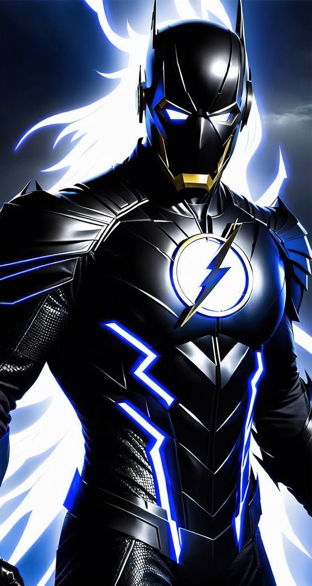 "Generate a compelling image of Zoom, the villain from the Flash TV series. Capture the sinister presence of Zoom with a focus on his distinctive costume and menacing demeanor. Pay attention to the details of his suit, including the intricate design and color scheme. Utilize a high-resolution setting to ensure the image brings out the ominous essence of Zoom, emphasizing the character's presence and intensity."