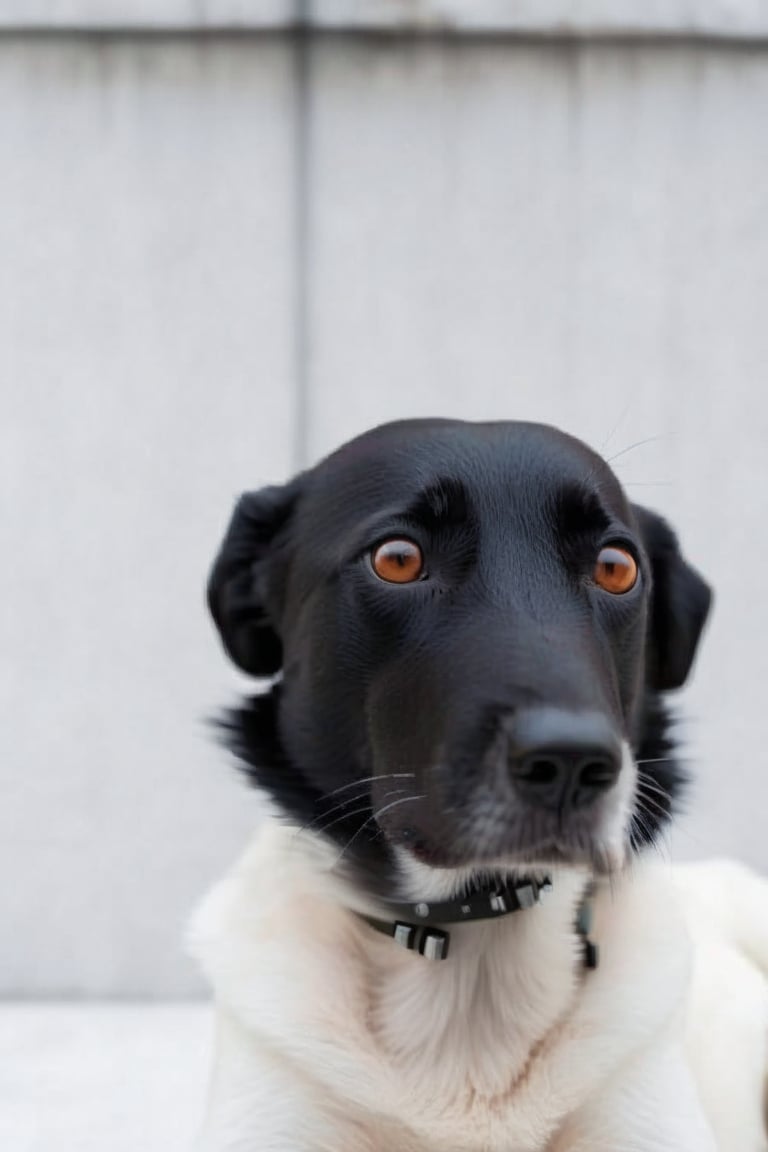 Perro con el cráneo robótico 