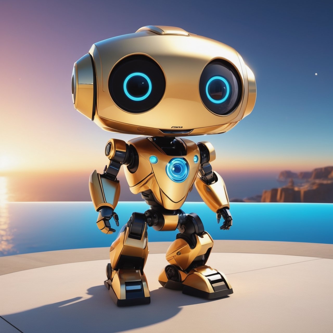 (masterpiece:1.2, highest quality), (realistic, photo_realistic:1.9)
1chibi_robot, Cute chibi robot, Designer look with a brush in his hand, whithe whith blue, (detailed background), (gradients), colorful, detailed landscape, visual key, shiny skin. Modern place, Action camera. Portrait film. Standard lens. Golden hour lighting.
sharp focus, 8k, UHD, high quality, frowning, intricate detailed, highly detailed, hyper-realistic,interior