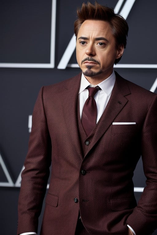 Robert Downey Jr on a  fancy suit 