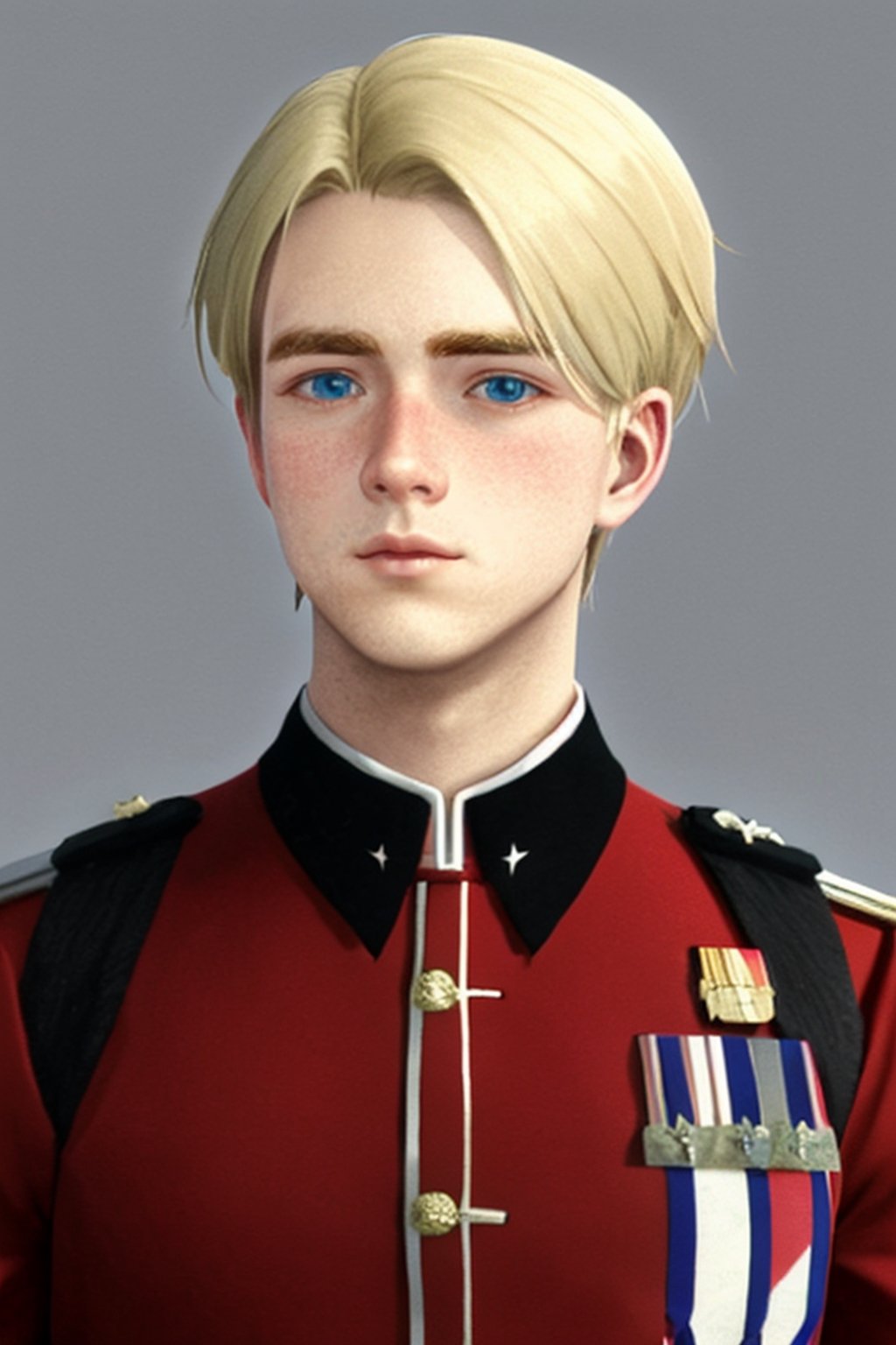 man 26  years old blonde  
 in american aviator's uniform WWI 1918,boy,tohsaka rin