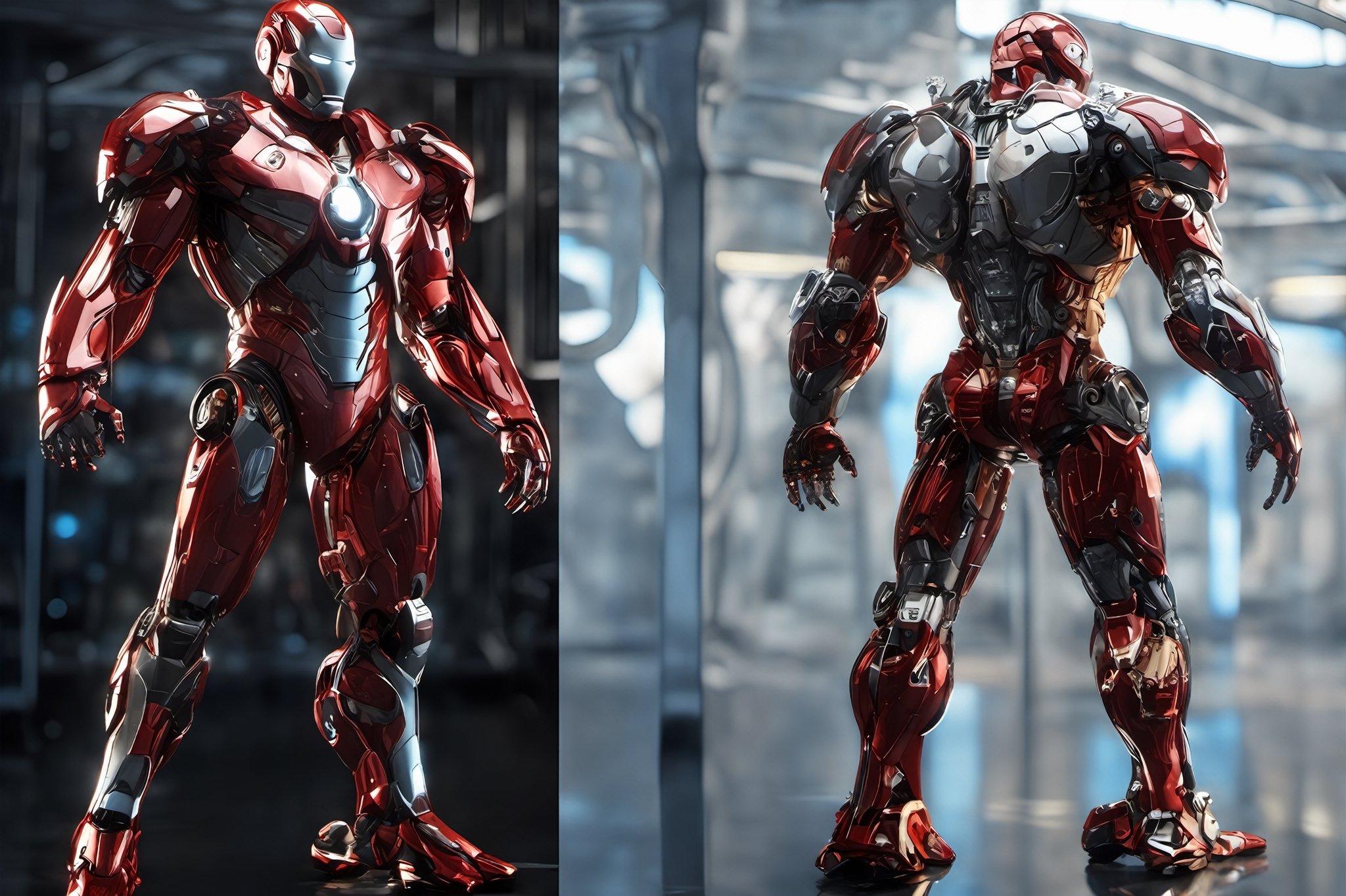 anatomically correct a bio mechanical x-man style ironman ,full length shot, made of White transparent glass , transparent body, (extremely detailed face, full body, look at viewer),carbon fiber texture, carbon fiber, soft bright background, shine, subsurface scattering, transparent, glow, bloom, jellyfish, coral, Bioluminescent liquid, volumetric light, tube, 3d style,cyborg style,Movie Still,Leonardo Style,cyborg,Film Still,Cinematic,mecha