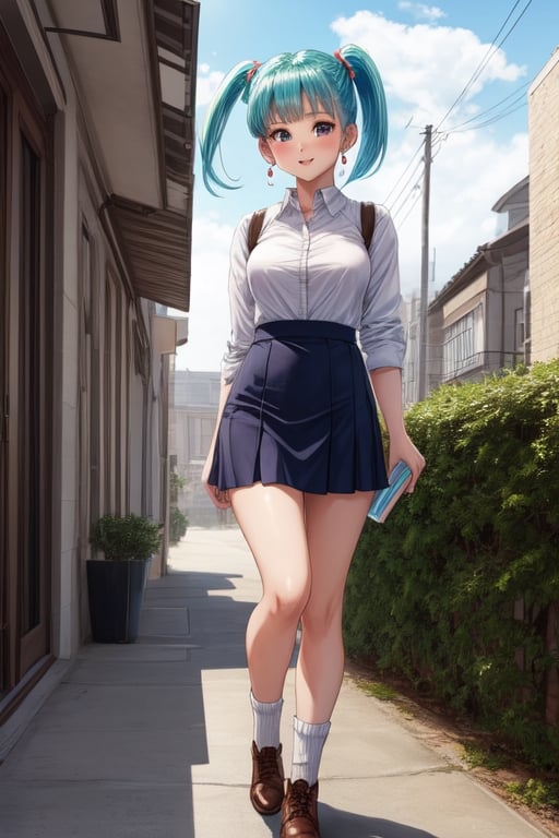 Bulma,short skirt,surtian