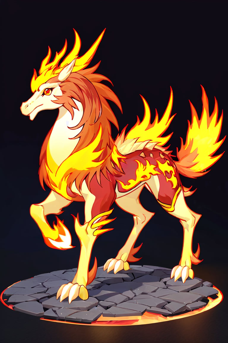 Fire Kirin,masterpiece,best quality,8k,cg,