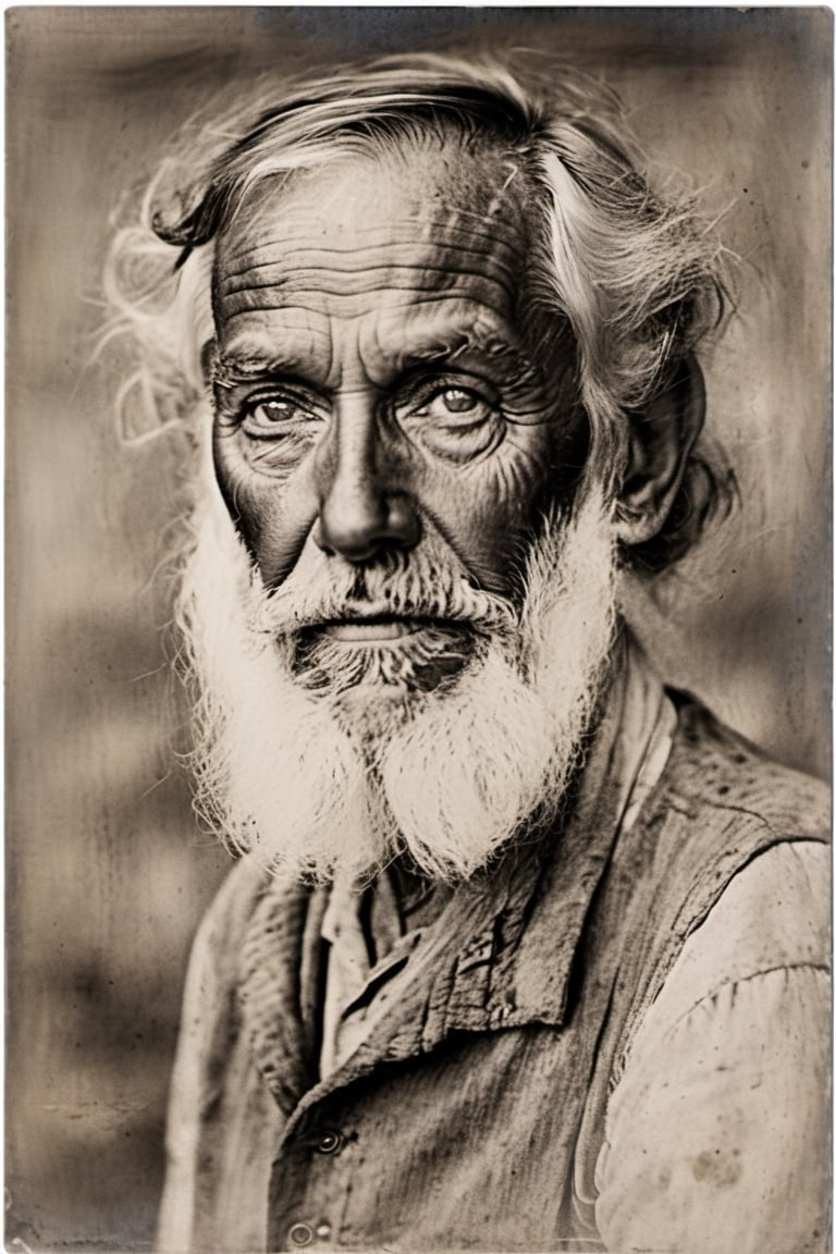 vogue mag themme, weathered,  elderly man, pen draw effect,  deep creases,  time-worn,  weather-beaten,  aged appearance,  rugged jawline,  thick salt-and-pepper beard,  stubble,  solitude etched on his face,  contemplative expression,  intense gaze,  visible signs of a life well-lived,  intricate network of scars and blemishes,  intricate mechanical structures peeking through damaged skin,  complex system of artificial nerves,  intertwining wires and circuits,  eyes filled with profound wisdom,  wrinkles etched deeply,  weariness evident in his features,  tears glistening in his eyes,  hyper-realistic portrayal,  close-up view emphasizing every detail, 