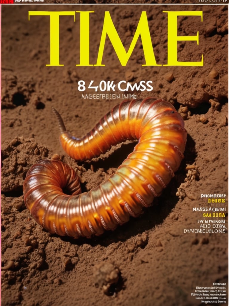 50 photorealistic cwormss, masterpiece, 8k, field depth, saturated colors
,time magazine