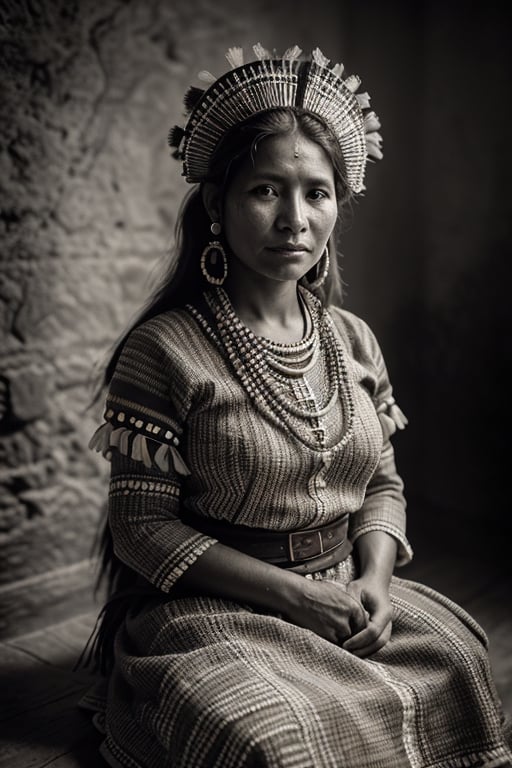 coya woman, from the bolivian highlands, folkloric dress of bolivia portrait, vintage, desaturated colors ,hd,8k, masterpiece, one light, realistic photography, hasselblad, raw, hiperrealism, medium format sensor camera, super prime cinema lens, 