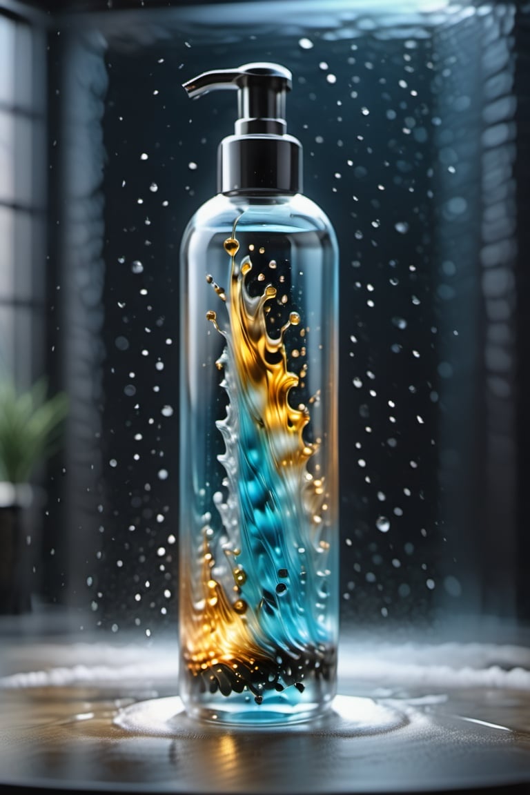 High quality, masterpiece, 4K, quality, Tyndall effect, RAW natural photo of (((perfect))) shampoo pack, fresh, water drops, ice particles, ice explotion, only one light cenital chimera, day advertising shooting, realistic photograph, sharp focus, depth of field, shoot, ,side shot, side shot, ultrahd, realistic, vivid colors, highly detailed, perfect composition, 8k, photorealistic concept art, soft natural volumetric cinematic perfect light,booth, food focus, black background
,Clear Glass Skin