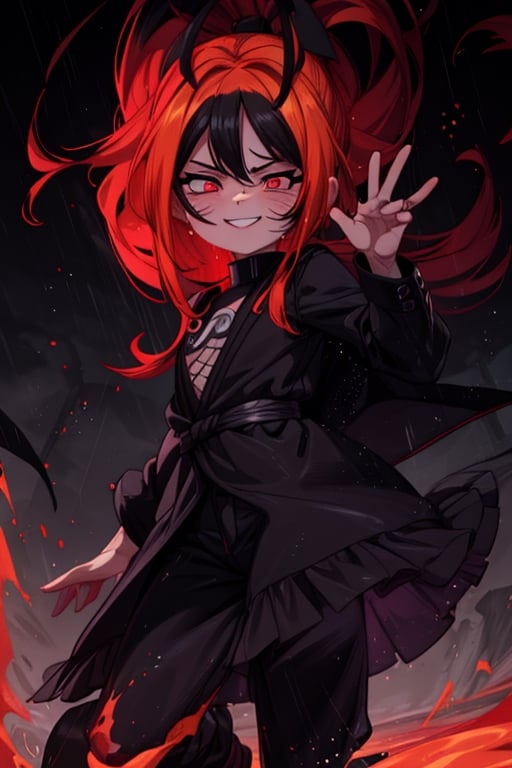 8k resolution, high resolution, masterpiece, intricate details, highly detailed, HD quality, solo, loli, black desert on the background, night, rain, red stars in the sky, scarlet moon, Naruko Uzumaki.blonde.red eyes.vertical pupils.cheeky smile.(Naruko Uzumaki's clothes).black pants.black scaly coat.a cheeky expression.funny expression.an inspired expression.cool pose.fighting pose.battle dance, focus on the whole body, the whole body in the frame, small breasts, vds, looking at viewer, wet, rich colors, vibrant colors, detailed eyes, super detailed, extremely beautiful graphics, super detailed skin, best quality, highest quality, high detail, masterpiece, detailed skin, perfect anatomy, perfect body, perfect hands, perfect fingers, complex details, reflective hair, textured hair, best quality, super detailed, complex details, high resolution,  

Gwendolyn_Tennyson,JCM2,Wednesday Addams  ,Shadbase ,Artist,HarryDraws,haruno sakura,Naruto,Mrploxykun,Naruko