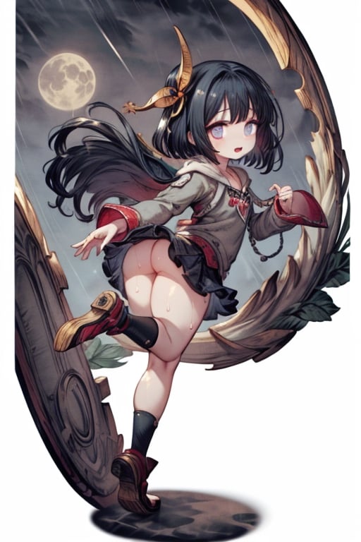 8k resolution, high resolution, masterpiece, intricate details, highly detailed, HD quality, solo, loli, short stature, little girls, only girls, dark background, rain, scarlet moon, crimson moon, moon, moon on the background,

Hinata Hyuga.pale lilac eyes.heart-shaped pupils.black hair.short haircut.the hairstyle is a stylist.Clothes-a stylist.tight clothes.sexy clothes.grey hoodie.black stockings.inverted skirt.no panties.hips.thin thighs.small ass.beautiful anus.perfect anus.detailed anus.beautiful vagina.the perfect vagina.detailed vagina.an expression ecstasy.an an expression full of pleasure,

small breasts, flat breasts, focus on the whole body, the whole body in the frame, the body is completely in the frame, the body does not leave the frame, detailed hands, detailed fingers, perfect body, perfect anatomy, wet bodies, rich colors, vibrant colors, detailed eyes, super detailed, extremely beautiful graphics, super detailed skin, best quality, highest quality, high detail, masterpiece, detailed skin, perfect anatomy, perfect body, perfect hands, perfect fingers, complex details, reflective hair, textured hair, best quality,super detailed,complex details, high resolution,

,BORN-TO-DIE,Captain kirb,I Hate Fairyland ,War of the Visions  