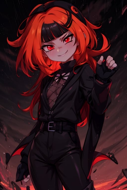 8k resolution, high resolution, masterpiece, intricate details, highly detailed, HD quality, solo, loli, black desert on the background, night, rain, red stars in the sky, scarlet moon, Naruko Uzumaki.blonde.red eyes.vertical pupils.cheeky smile.(Naruko Uzumaki's clothes).black pants.black scaly coat.a cheeky expression.funny expression.an inspired expression.cool pose.fighting pose.battle dance, focus on the whole body, the whole body in the frame, small breasts, vds, looking at viewer, wet, rich colors, vibrant colors, detailed eyes, super detailed, extremely beautiful graphics, super detailed skin, best quality, highest quality, high detail, masterpiece, detailed skin, perfect anatomy, perfect body, perfect hands, perfect fingers, complex details, reflective hair, textured hair, best quality, super detailed, complex details, high resolution,  

Gwendolyn_Tennyson,JCM2,Wednesday Addams  ,Shadbase ,Artist,HarryDraws,haruno sakura,Naruto,Mrploxykun,Naruko