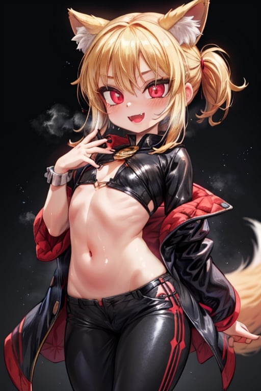 8k resolution, high resolution, masterpiece, intricate details, highly detailed, HD quality, solo, loli, short stature, little girls, only girls, dark background, rain, scarlet moon, crimson moon, moon, moon on the background, 

Red eyes.black sclera.vertical pupil.cat's pupil.glowing eyes.fangs.fox ears.a fox's tail behind his back.claws on the fingers.claw.black claws.small claws.blonde.yellow hair.long hair.straight hair.two ponytails.black scaly coat.black pants.an evil expression.grin.a joyful expression.fighting pose, 

focus on the whole body, the whole body in the frame, the body is completely in the frame, the body does not leave the frame, detailed hands, detailed fingers, perfect body, perfect anatomy, wet bodies, rich colors, vibrant colors, detailed eyes, super detailed, extremely beautiful graphics, super detailed skin, best quality, highest quality, high detail, masterpiece, detailed skin, perfect anatomy, perfect body, perfect hands, perfect fingers, complex details, reflective hair, textured hair, best quality,super detailed,complex details, high resolution,

,jcdDX_soul3142,JCM2,High detailed ,USA,Color magic,AmyRose,Mrploxykun,Sonic,perfecteyes,Artist,AGGA_ST011,AGGA_ST005,rizdraws,fairy_tail_style,Oerlord,illya,hornet,HarryDraws,jtveemo,ChronoTemp ,Star vs. the Forces of Evil ,arcane style,Landidzu,Captain kirb,Saturated colors,Color saturation ,DAGASI