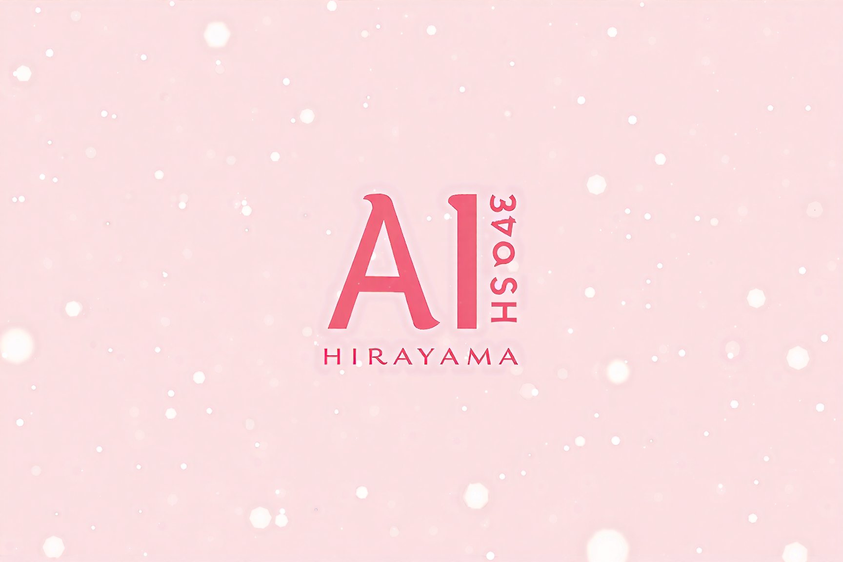 Logo, AI HIRAYAMA, Logo, Banner, Panel, sakura Logo, AI HIRAYAMA