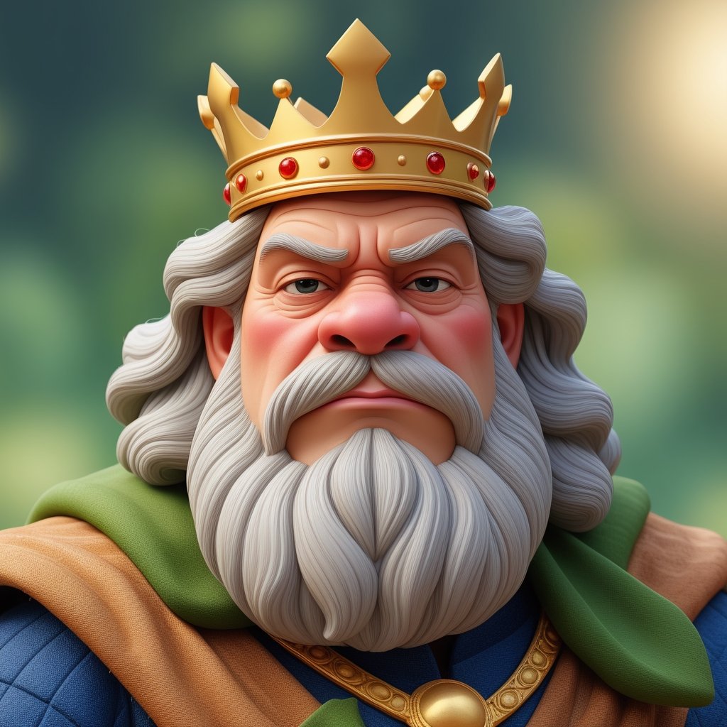 King, world king, Portrait, Earth background, ,<lora:659095807385103906:1.0>