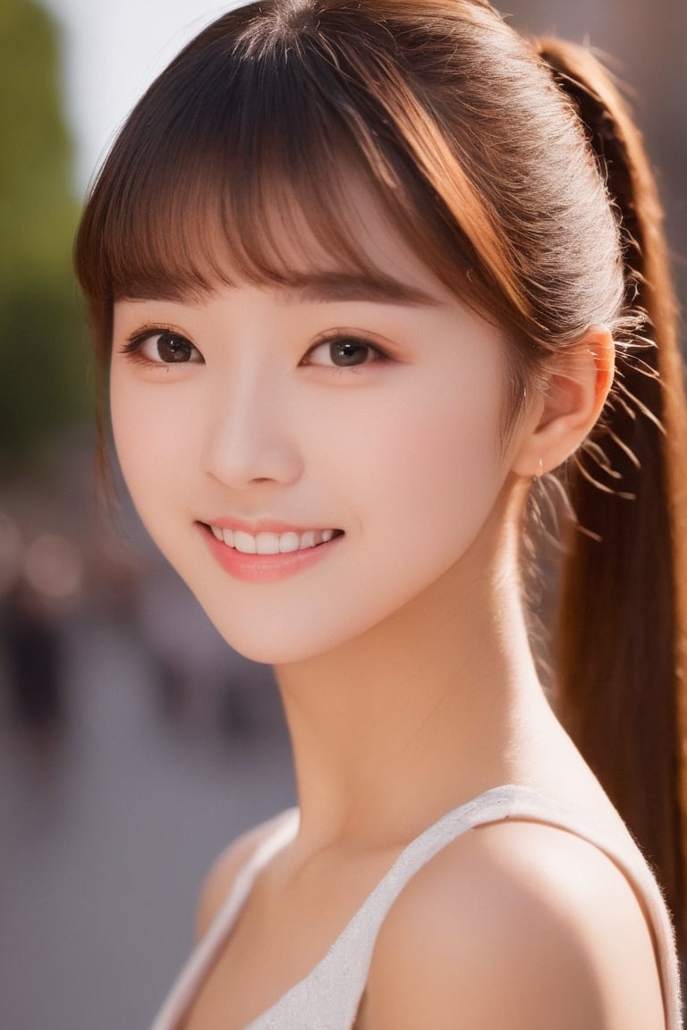 ({glamour|beauty|candid}:1.3) photo of a beautiful {smiling|(serious:1.3)|(sad, teary:1.2)} cutegirlmix her 20s, {ponytail|long|bobcut} hairstyle, similing, wearing {casual clothes|elegant dress|school uniform|micro bikini}, (blush:0.5), (goosebumps:0.5), textured skin, realistic dull skin noise, visible skin detail, skin fuzz, dry skin, (skinny:1.2), masterpiece, remarkable color, ultra realistic, dfdd, (posing for a picture on a city street:1.2), (upper body framing from waist:1.6), soft bounced lighting, ray tracing, subsurface scattering, {from side|from above|from behind, looking at viewer}, golden ratio, Cinematic Shot, 50mm portrait lens, Movie Still