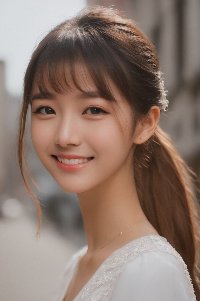 ({glamour|beauty|candid}:1.3) photo of a beautiful {smiling|(serious:1.3)|(sad, teary:1.2)} cutegirlmix her 20s, {ponytail|long|bobcut} hairstyle, similing, wearing {casual clothes|elegant dress|school uniform|micro bikini}, (blush:0.5), (goosebumps:0.5), textured skin, realistic dull skin noise, visible skin detail, skin fuzz, dry skin, (skinny:1.2), masterpiece, remarkable color, ultra realistic, dfdd, (posing for a picture on a city street:1.2), (upper body framing from waist:1.6), soft bounced lighting, ray tracing, subsurface scattering, {from side|from above|from behind, looking at viewer}, golden ratio, Cinematic Shot, 50mm portrait lens, Movie Still